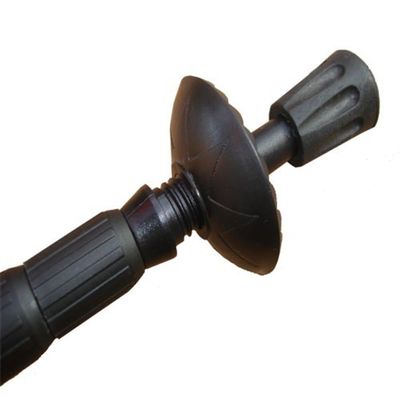 MuchLuckystar Durable Rubber Tips for Walking Sticks, Non-Slip Sleeves, Black