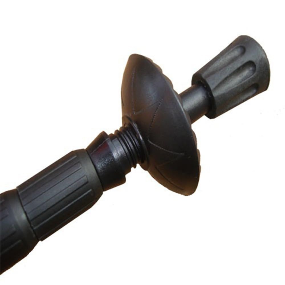 MuchLuckystar Durable Rubber Tips for Walking Sticks, Non-Slip Sleeves, Black