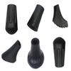 MuchLuckystar Durable Rubber Tips for Walking Sticks, Non-Slip Sleeves, Black view 2