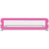 Toddler Safety Bed Rail 150 x 42 cm, Pink, Foldable and Height-Adjustable view 2