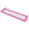 Toddler Safety Bed Rail 150 x 42 cm, Pink, Foldable and Height-Adjustable view 3