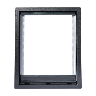 Whtkoph Cat and Dog Door, Pet Flap with Removable Flap and Tunnel Function, L, Black