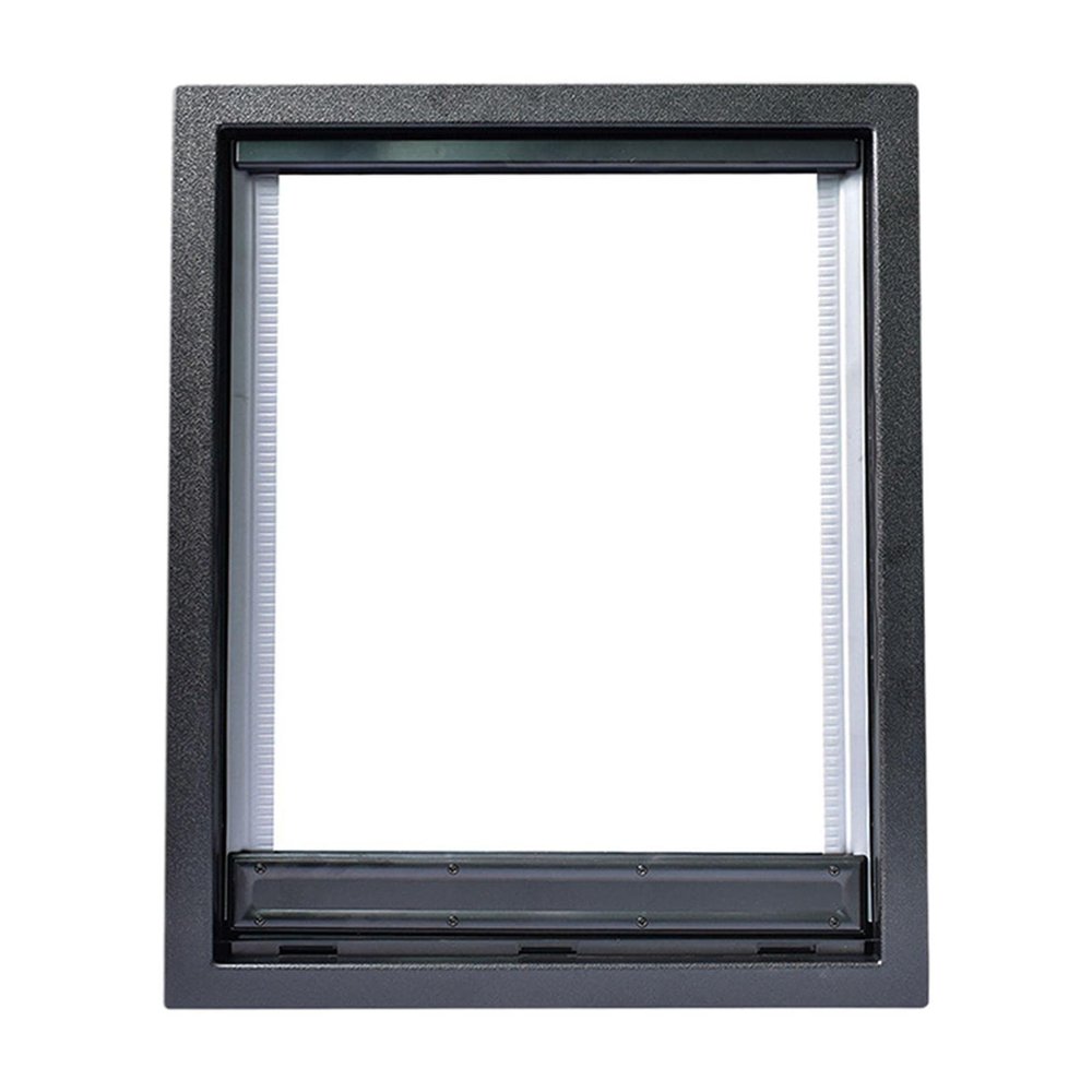 Whtkoph Cat and Dog Door, Pet Flap with Removable Flap and Tunnel Function, L, Black