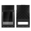 Whtkoph Cat and Dog Door, Pet Flap with Removable Flap and Tunnel Function, L, Black view 3