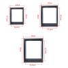 Whtkoph Cat and Dog Door, Pet Flap with Removable Flap and Tunnel Function, L, Black view 4