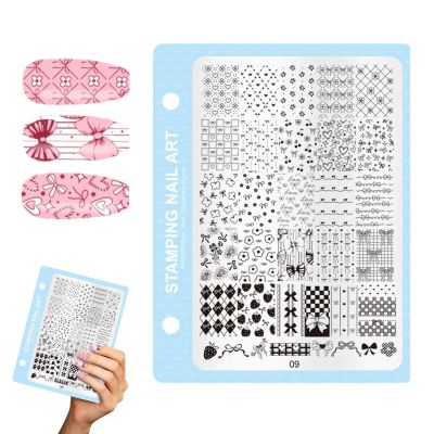 Nail Stamping Plates Set for Manicures