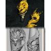 Unique 3D Dragon Nail Art Mold view 3