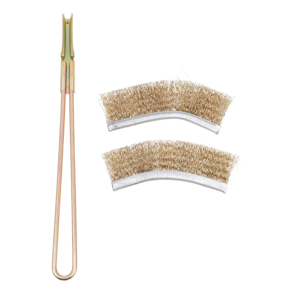 BUTIFULSIC Cage Cleaning Brush with Long Steel and Copper Handle