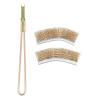 BUTIFULSIC Cage Cleaning Brush with Long Steel and Copper Handle view 1