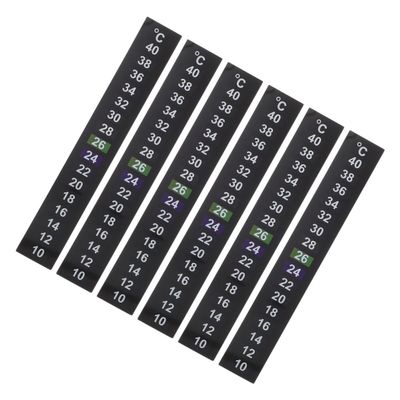 Toddmomy 6 Pack Aquarium Temperature Stickers