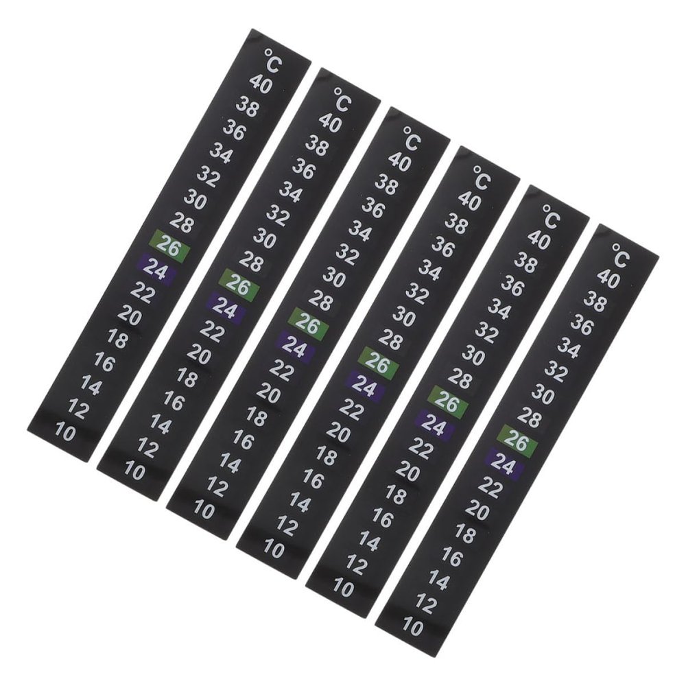 Toddmomy 6 Pack Aquarium Temperature Stickers