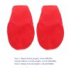 SWETRACE 4-Pack Rubber Dog Shoes with Non-Slip Sole, Paw-Friendly, Size L, Red view 2