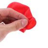 SWETRACE 4-Pack Rubber Dog Shoes with Non-Slip Sole, Paw-Friendly, Size L, Red view 4