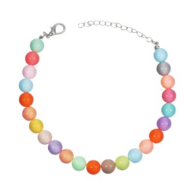 IMIKEYA Adjustable Resin Dog Collar in Unique Candy Color