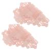 KJHBV Rose Quartz Heart-Shaped Cooling Eye Mask view 1