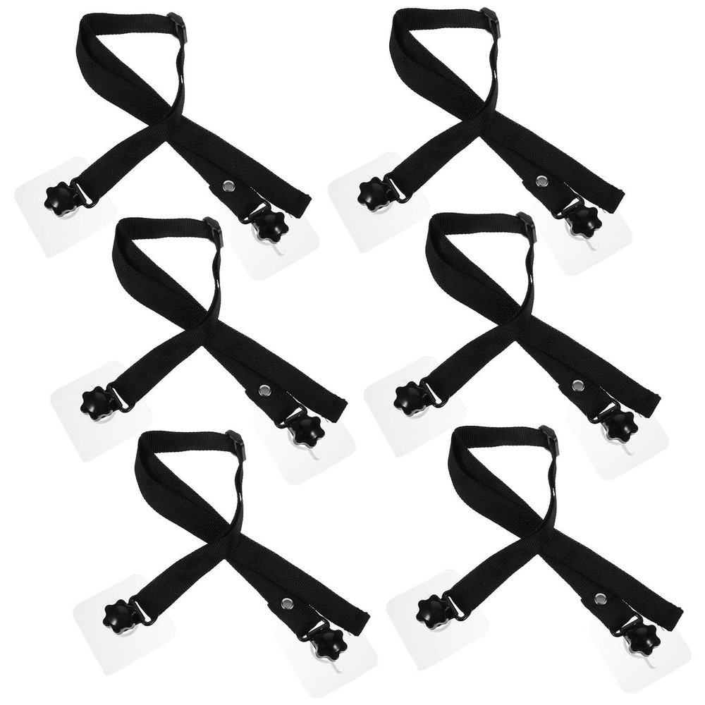 Adjustable Anti-Tip Strap, Black, for TVs and Furniture