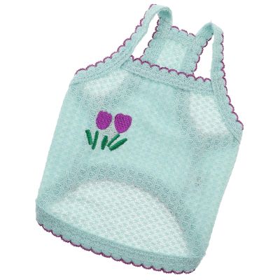 ROMISBABA Cotton-Polyester Pet Vest with Seam Design and Secure Closure