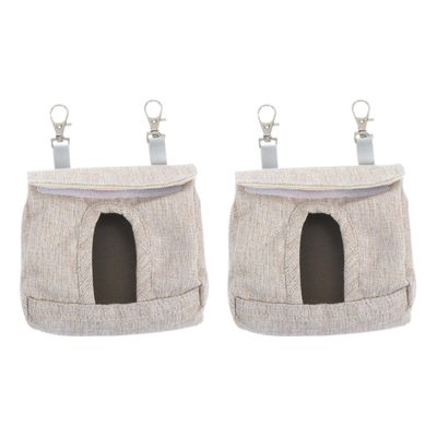 Hanging Hay Bag Feeder for Rabbits, 2-Pack, Fabric