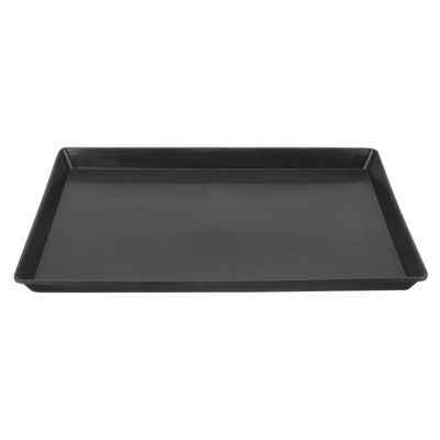 CLISPEED Black ABS Replacement Tray for Dog Crates and Bird Cages, Leak-Resistant and Easy to Clean