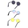 Lightweight Compact 3-Pack Metal Resin Sunglasses view 1