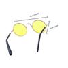 Lightweight Compact 3-Pack Metal Resin Sunglasses view 2