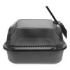 TEHAUX Semi-Enclosed Cat Litter Box with High Rim, ABS, and Scoop, Easy to Clean, for Cats and Rabbits, Random Style view 1