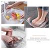 STOBAZA Transparent Durable Plastic Wash Basin for Face Washing, Salon and Home view 3