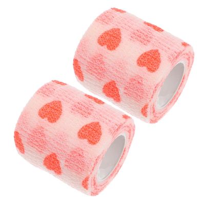 Luxshiny 2-Pack Self-Adhering Bandages for Cats and Horses