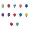 HOLIDYOYO 12-Piece Plastic Scissor Silencers for Professional Dog Grooming, Easy Removal, Random Color view 1