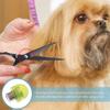 HOLIDYOYO 12-Piece Plastic Scissor Silencers for Professional Dog Grooming, Easy Removal, Random Color view 3