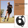 VALICLUD Black Plastic Sports Face Guard with Breathable Design for Adult Men view 3