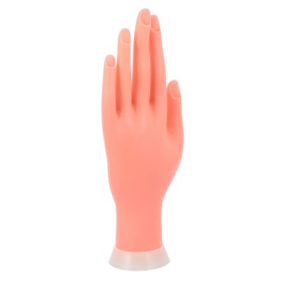 HAKIDZEL Flexible Left Silicone Manicure Practice Hand