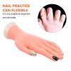 HAKIDZEL Flexible Left Silicone Manicure Practice Hand view 3