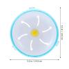 KHBUAB 14 cm Silent Plastic Exercise Wheel for Squirrels and Small Pets, Non-Slip and Easy to Clean, for Cages and Decoration view 2