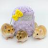 Laikoutd Plush Hamster Carrier with Drawstring and Bow view 4