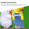 COOLHIYA Reusable Cotton Bird Diapers for Small Parrots and Budgies view 4