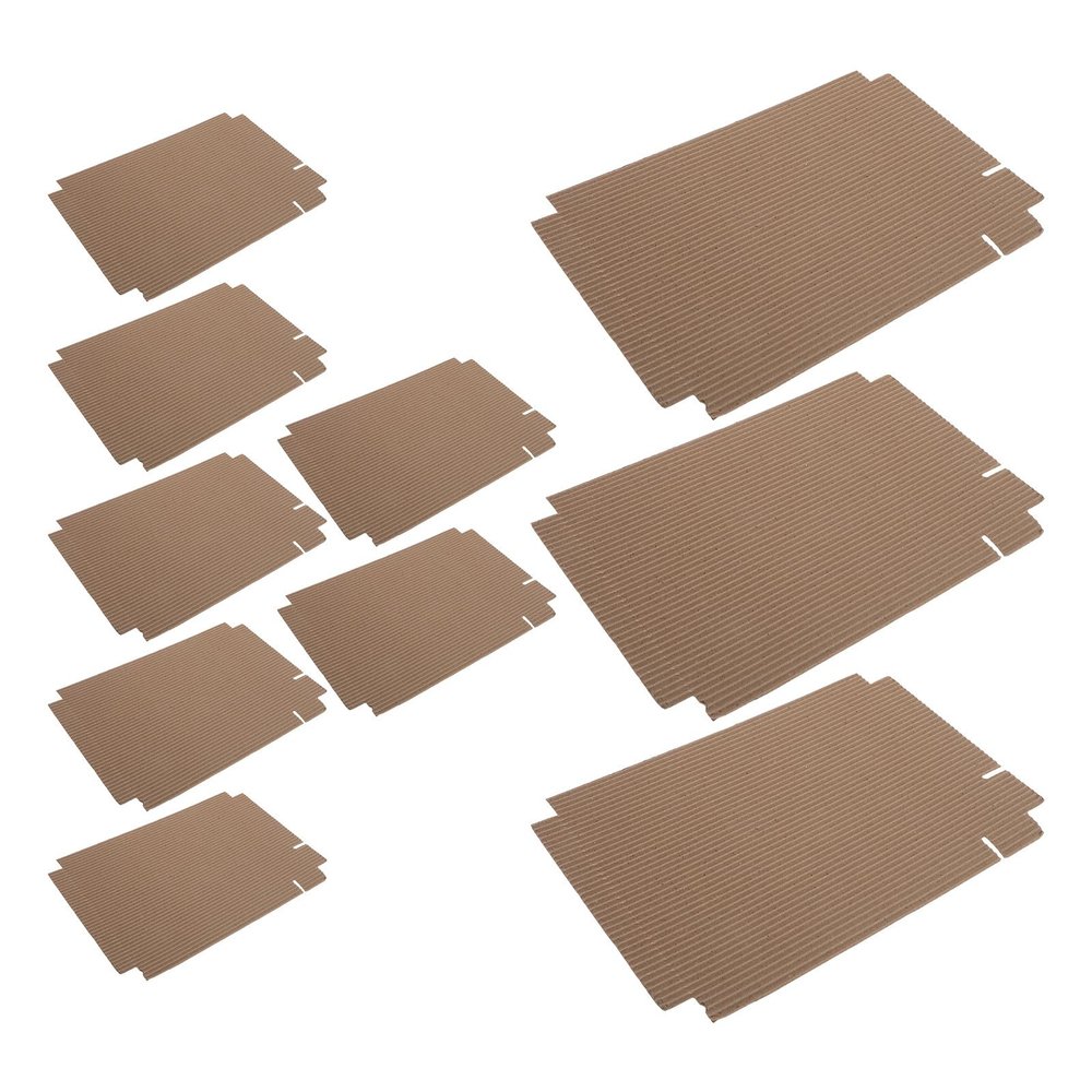 BESTonZON Corrugated Cardboard Liners for Reptile Terrariums, 100 Count