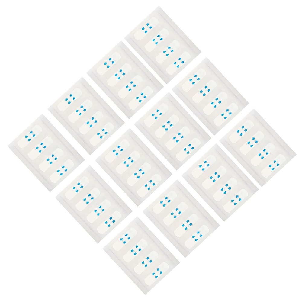 GALPADA V-Shape Facial Lifting Tape, 80 White PVC Strips