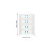 GALPADA V-Shape Facial Lifting Tape, 80 White PVC Strips view 2