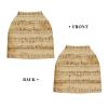 Sheet Music Nursing Cover, 360° Full Coverage, Vintage Stretch Nursing Scarf and Car Seat Cover view 4