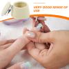 Tofficu Ceramic Dappen Dish with Lid for Nail Art, Beige view 3