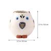 TOYANDONA Ceramic Egg Separator in Owl Shape, Reusable and Easy to Clean view 2