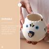 TOYANDONA Ceramic Egg Separator in Owl Shape, Reusable and Easy to Clean view 4