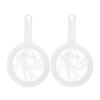 Beavorty 2-Piece Artemia Sieve Net for Young Brine Shrimp, PP Nylon, 80/200 Mesh, Reusable view 1