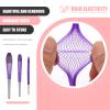 Makeup Brush Protective Sleeves, 150 Count, PE Mesh Design view 3