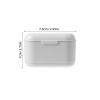 SILENRADAWN Portable PP Denture Box, Scratch-Resistant, Lightweight and Compact view 2