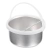 OKUMEYR Reliable Silver Aluminum Wax Melting Pot with Handle view 1