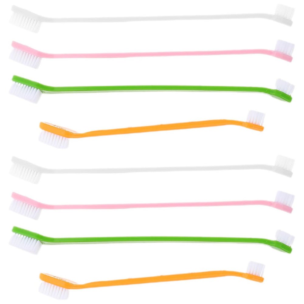 GALPADA 8-Pack Dog Toothbrushes