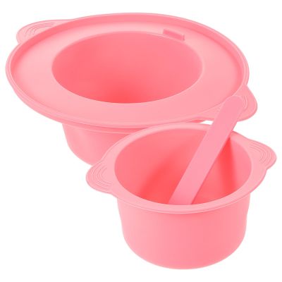 Artibetter 400 mL Silicone Wax Melting Bowl, Pink