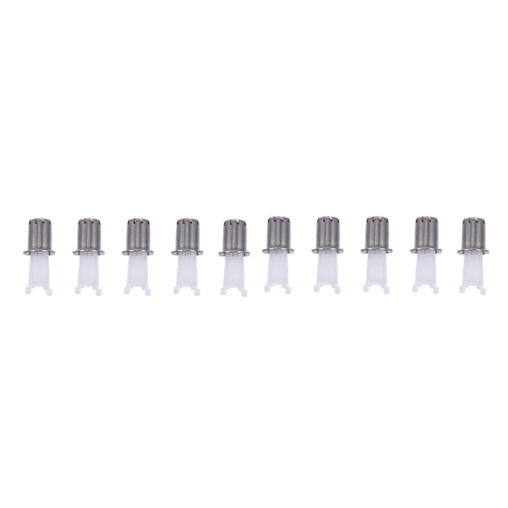 NULYLU 10-Piece Replacement Nose Hair Trimmer Heads with Durable Steel Blades, Removable and Easy to Clean